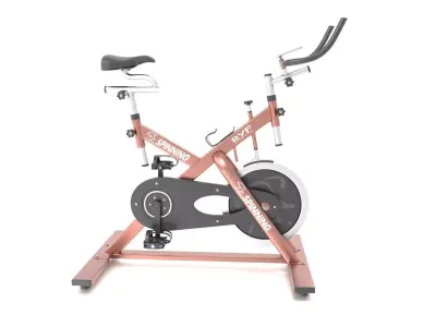 Stationary Spinning Bike 3D Model Low-poly 3D model