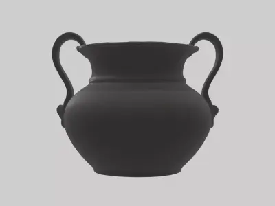 Ironpot Model Low-poly 3D model