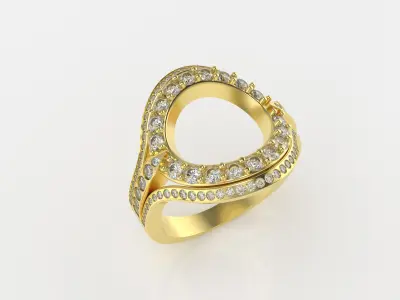 jewellery rings - 01 Free 3D print model