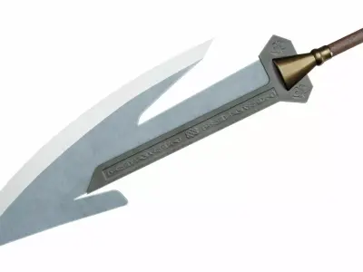 Sword 17 Low-poly 3D model