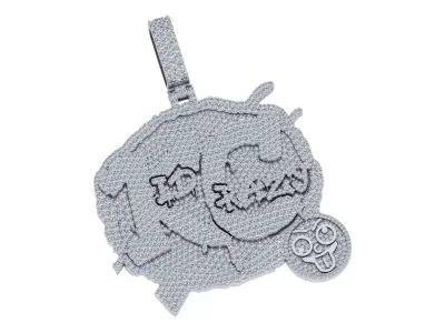 Kid Krazy Pendent 3D print model