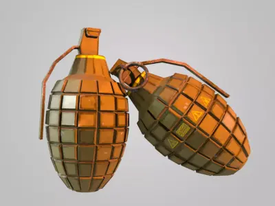 Grenade - F1 Grenade - FPS Combat 3D model