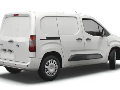Opel E Combo SWB Limited Edition Van 2022 3D model