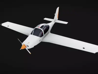 Grob G 120TP Low-poly 3D model