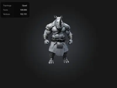 Rhiono Man 3D print model