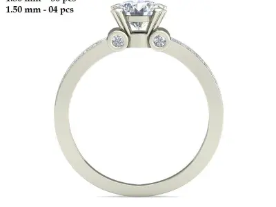 Wedding Ring  3D print model 88