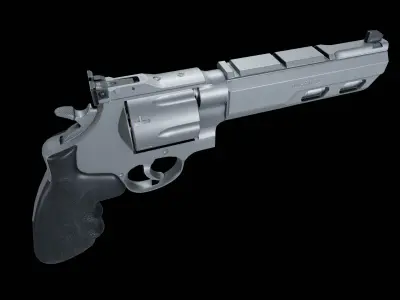 Performance 629 Competitor 44 Magnum Low-poly 3D model