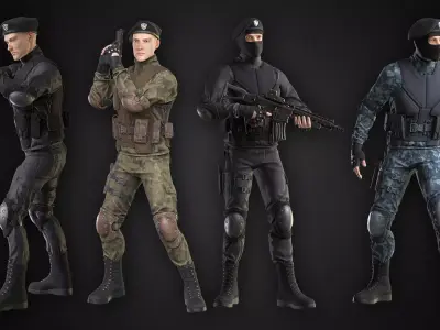 Military Spy Set 3D Model Pack