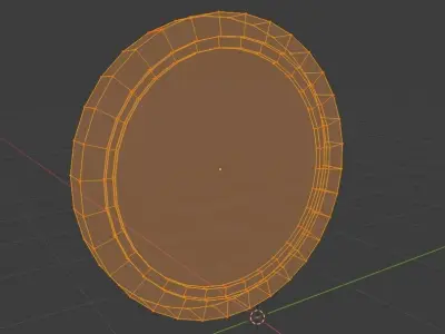 Round Shaped Wall Clock Free low-poly 3D model