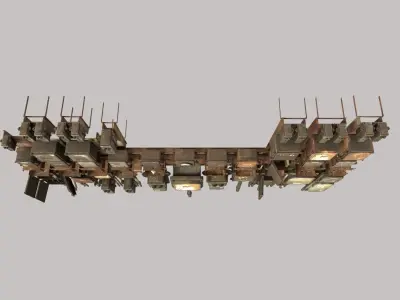 Abandoned Fuseboxes 3D model