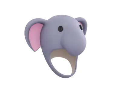 Prop072 Elephant Hat 3D model