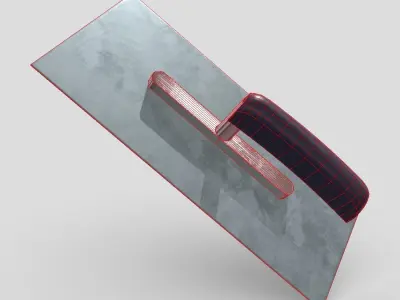 Smoothing Trowel Low-poly 3D model