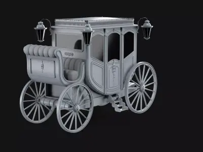 Snow Coach 3D model get