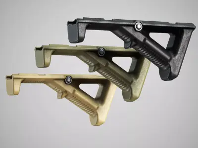 Foregrip Magpul AFG2 Low-poly 3D model