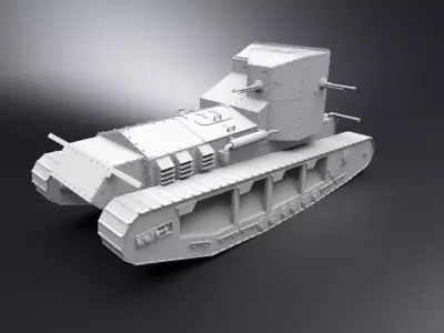 Mark A Whippet Scale model   3D print model