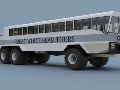 Polar rover 3D model