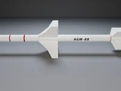 AGM-88 Missile 3D model