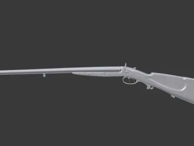 Antique Rifle 3D model