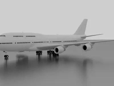 Boeing 747-400 3D model