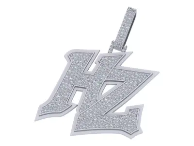 HZ Name Pendent 3D print model