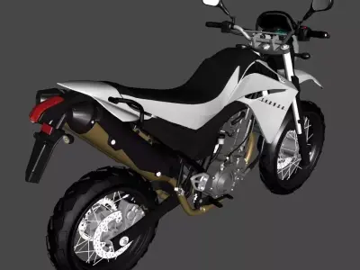 Yamaha XT660R 3D model