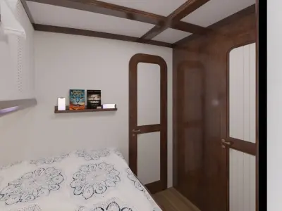 Boat 3d Model L1 Boat Cabin Design  3D model