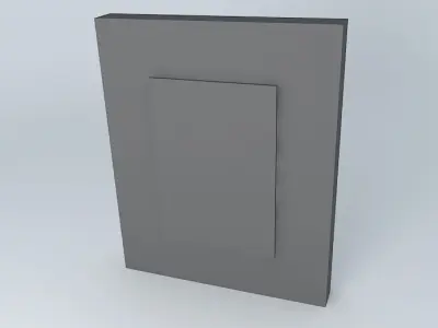 Crate and Barrel Benson 8x10 Frame Free 3D model