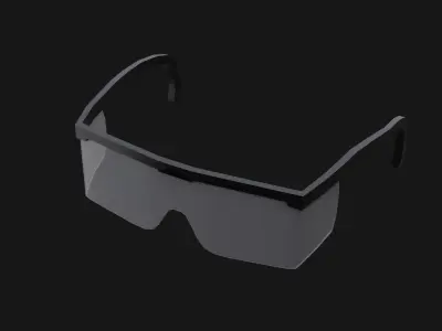 Protective Glasses Low-poly 3D model purchase