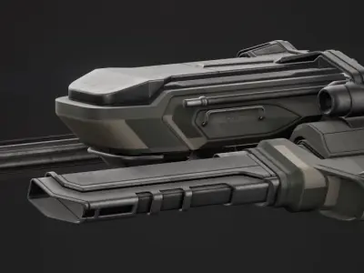 Spacecraft Sci-Fi Free low-poly 3D model