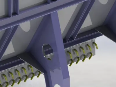 BUNKER FOR 7 CUBIC METERS FEEDING 3D model