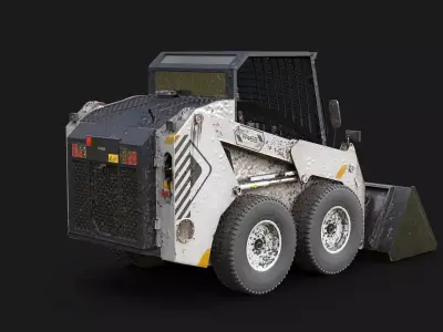 Skid Steer Loader LR Dirt 3D model