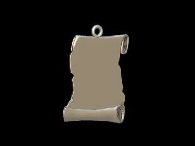 PARCHMENT PENDANT 3D print model