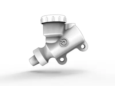 Brembo Billet Rear Brake Master Cylinder 3D model