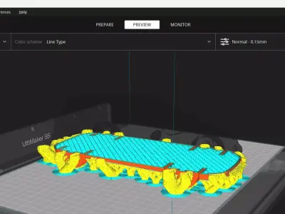 Volkswagen Golf 2009 Realistic 3D Printable Car STL Model 3D print model
