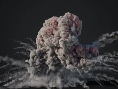 VDB Animated Explosion Pack vol2 Part3
