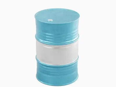 Steel Barrel 01 3D model purchase