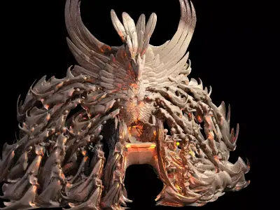 Dantes Inferno Ghost Throne  3D model