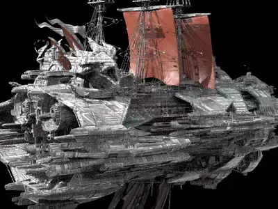 Dark Dreadnaught raider 7 3D model