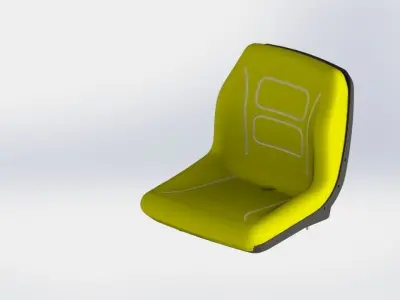 Seat for Small Machinery Free 3D model