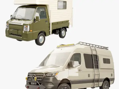 Camper Collection 3D model