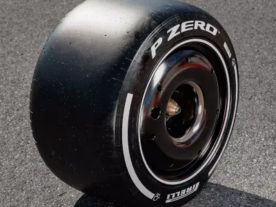 Pirelli Formula 1 2026 Rear SOFT 375 35 R18 3D model