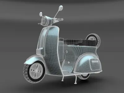 Bajaj Scooter 3D model