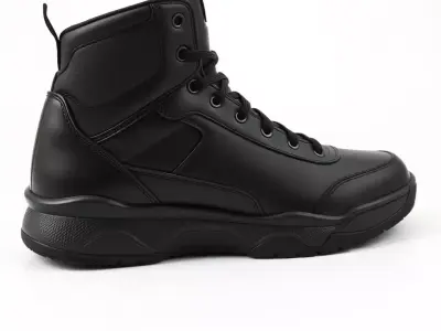 Black Tactical Boot D Model Pack Low-poly 3D model