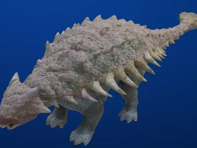 Ankylosaurus Dinosaur Low-poly 3D model