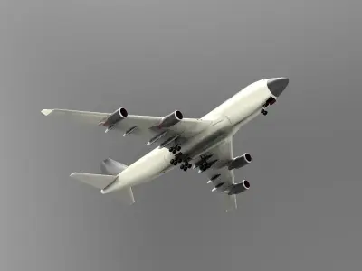 Boeing 747-400F 3D model