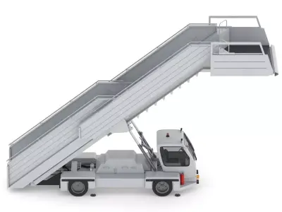 Passenger Steps Car 3D model