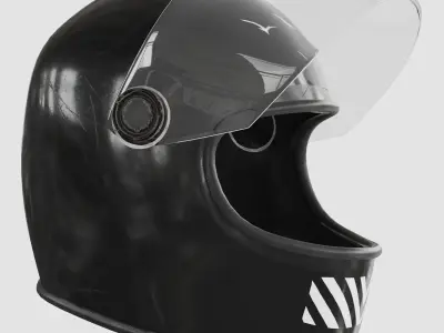 helmet motorcycle 3D model