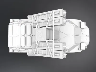 Strela 1 Scale model 3D print model