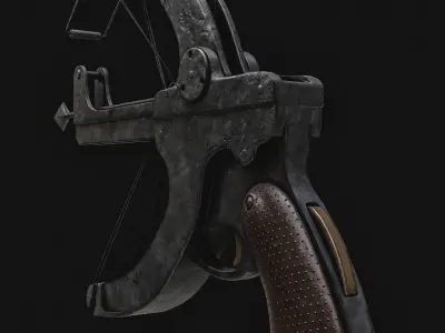 Little Joe crossbow  WW2 Low-poly 3D model