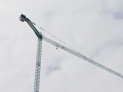 City Crane - Tower Crane 3D model